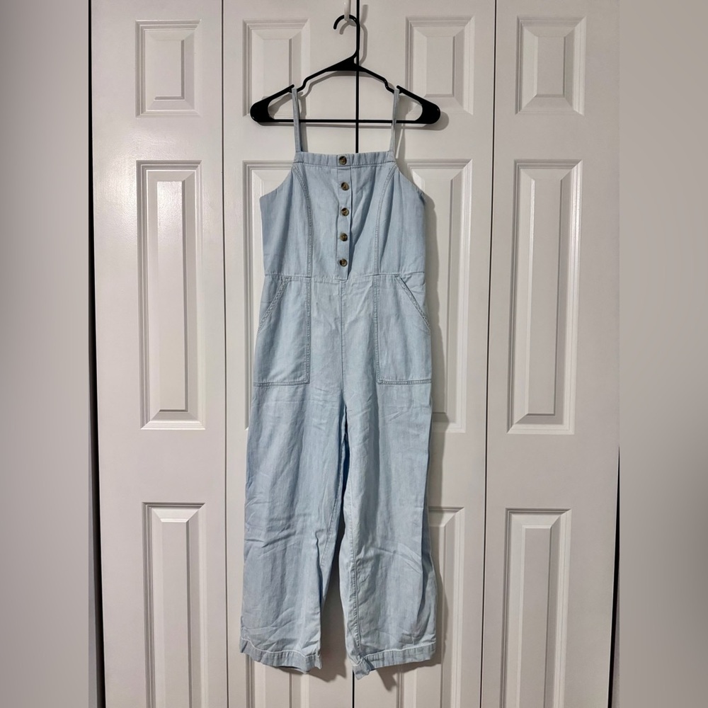 Old Navy Light Blue Denim Jumpsuit